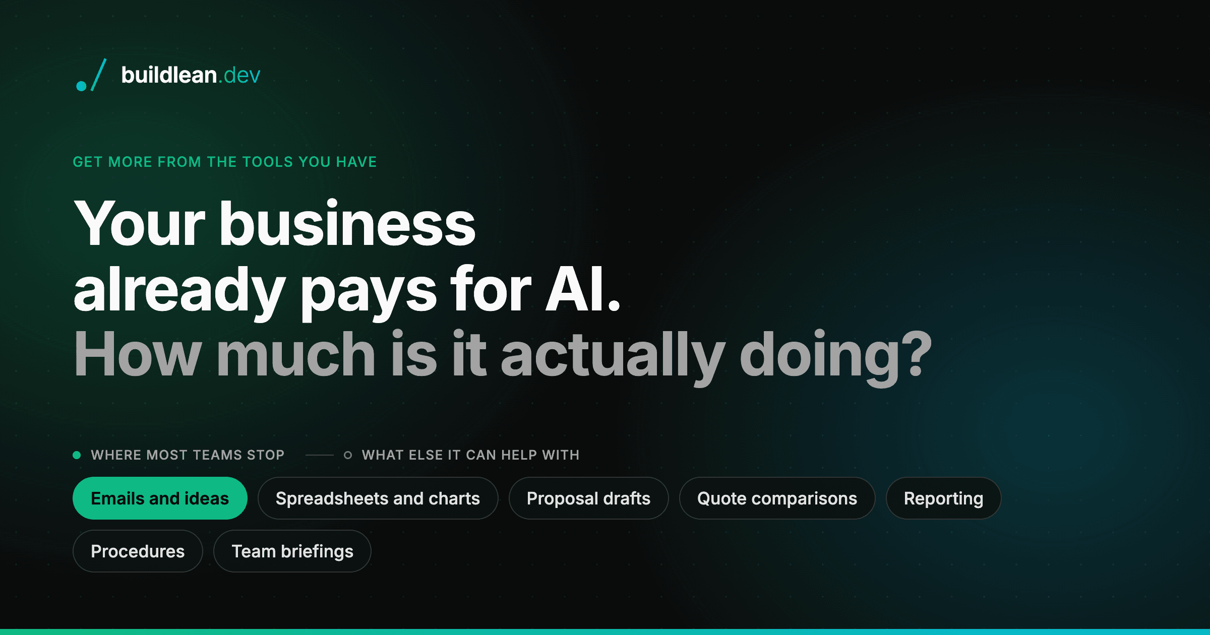 Get More From the AI Your Business Already Pays For